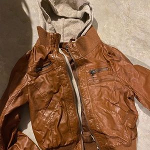 Faux Leather Jacket